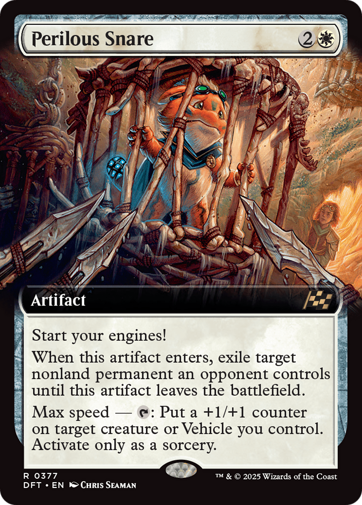 Perilous Snare (Extended Art) [Aetherdrift] Foil