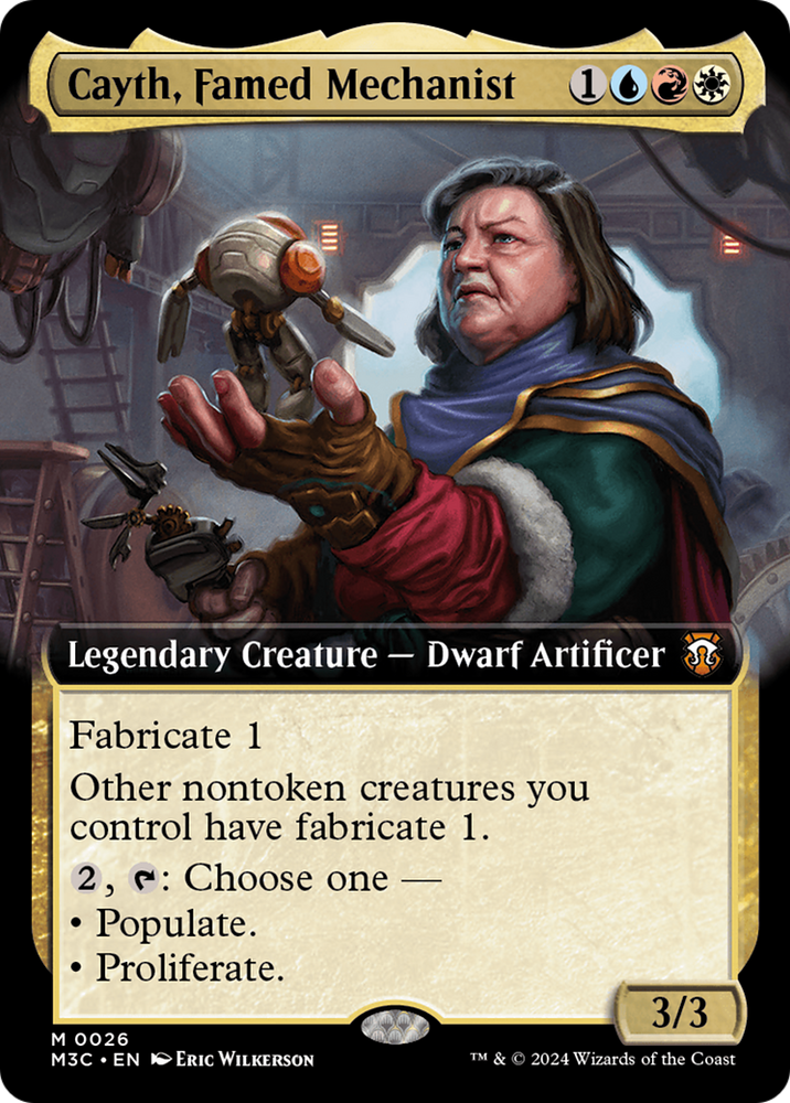 Cayth, Famed Mechanist (Extended Art) [Modern Horizons 3 Commander]