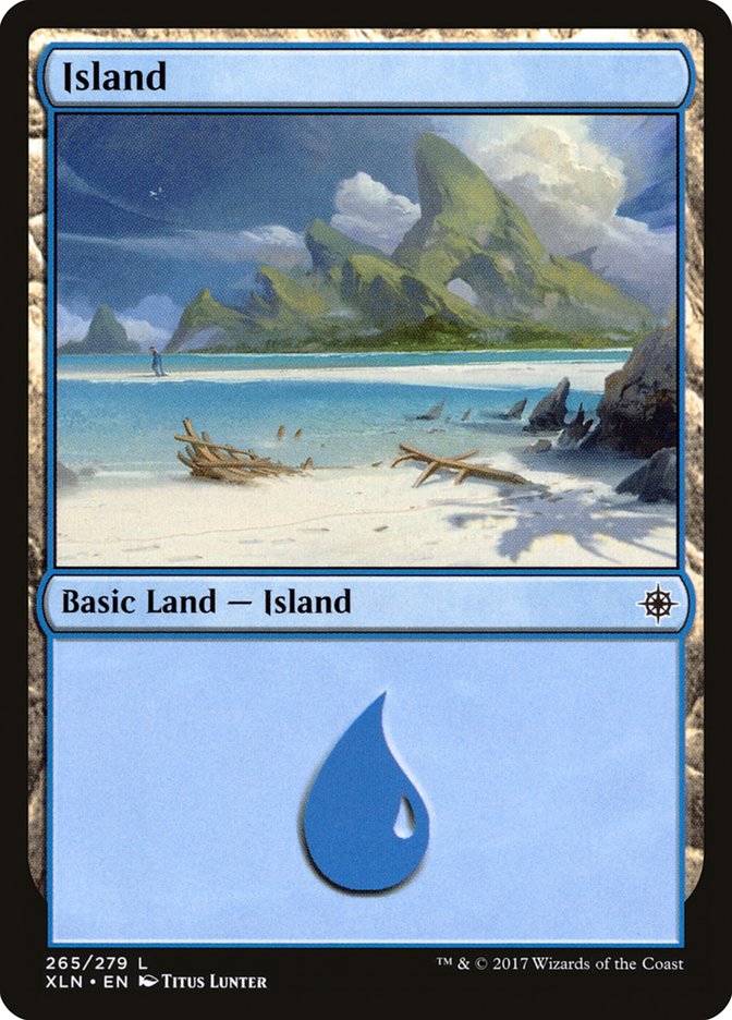 Island (265) [Ixalan] Foil