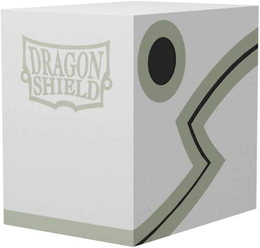 Dragon Shield: Deck Box – Double Shell - Ashen White