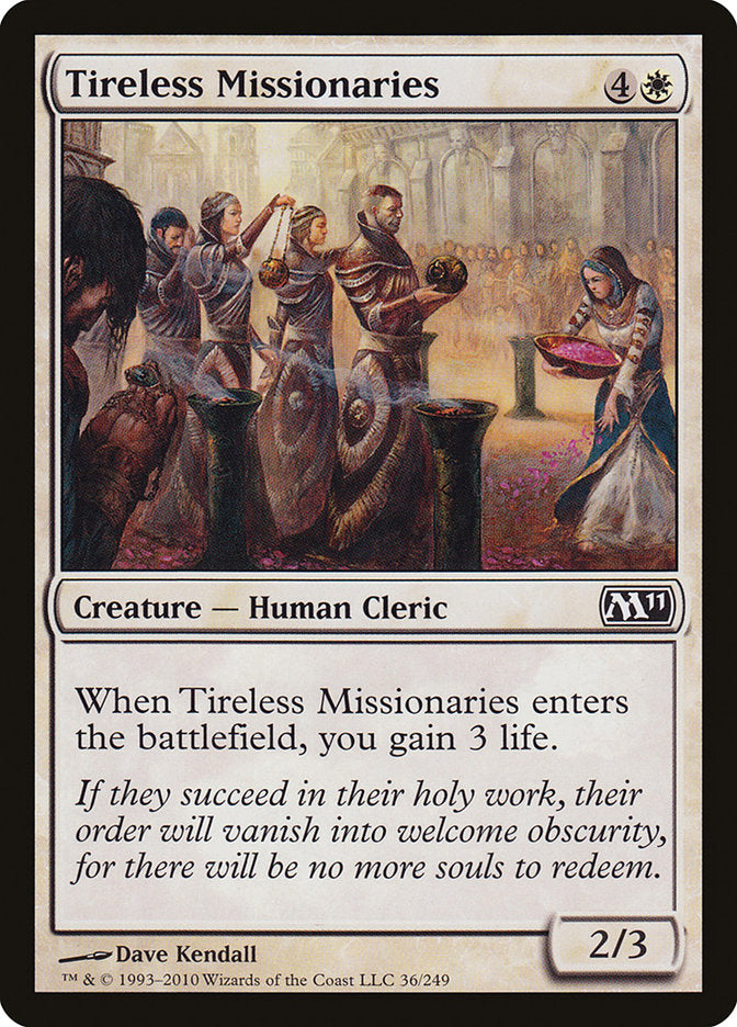 Tireless Missionaries [Magic 2011] Foil