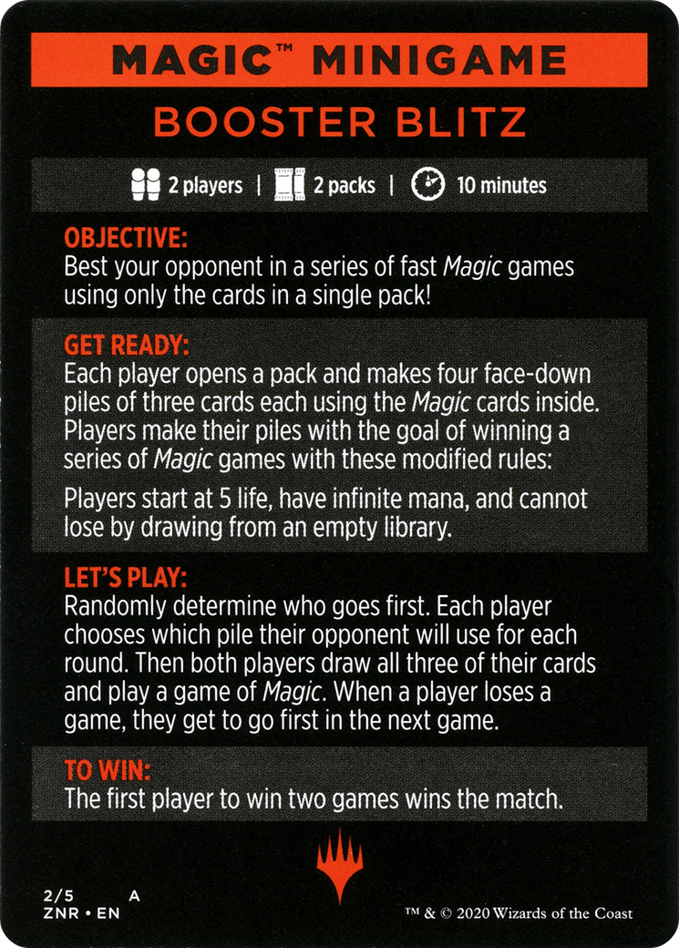 Booster Blitz  [Zendikar Rising Minigames]