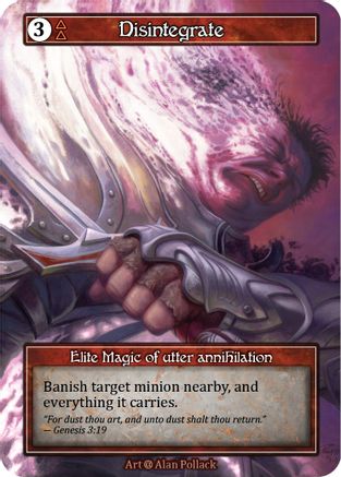 Disintegrate (Foil)  - Alpha Foil