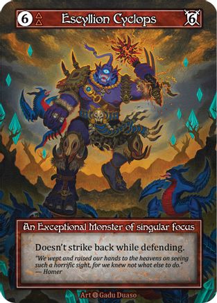 Escyllion Cyclops (Foil)  - Alpha Foil