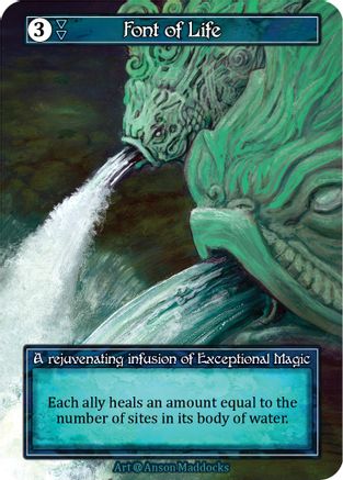 Font of Life (Foil)  - Alpha Foil