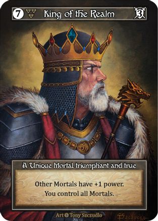 King of the Realm (Foil)  - Alpha Foil