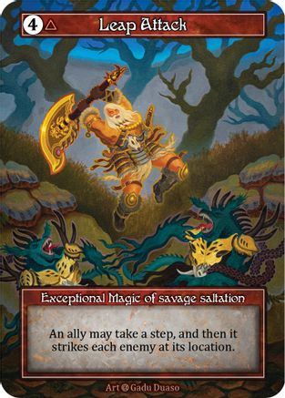 Leap Attack (Foil)  - Alpha Foil