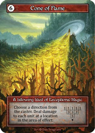 Cone of Flame (Foil)  - Alpha Foil