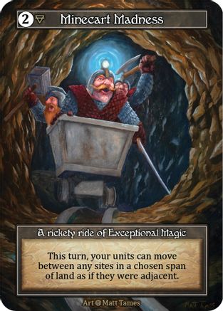 Minecart Madness (Foil)  - Alpha Foil