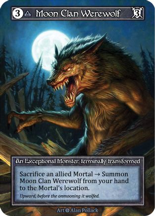Moon Clan Werewolf (Foil)  - Alpha Foil