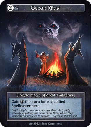 Occult Ritual (Foil)  - Alpha Foil