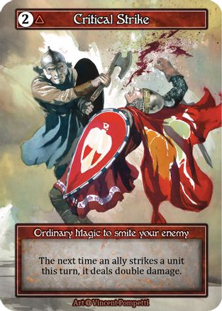 Critical Strike (Foil)  - Alpha Foil