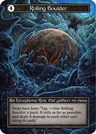 Rolling Boulder (Foil)  - Alpha Foil