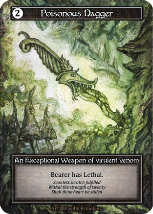 Poisonous Dagger (Foil)  - Alpha Foil
