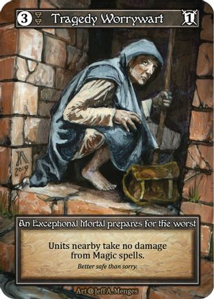 Tragedy Worrywart (Foil)  - Alpha Foil