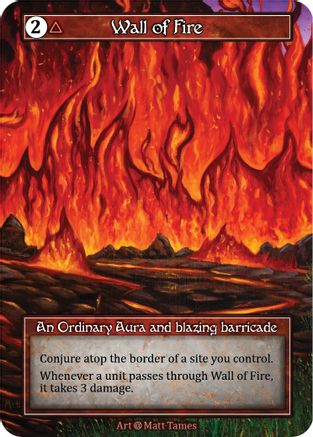 Wall of Fire (Foil)  - Alpha Foil