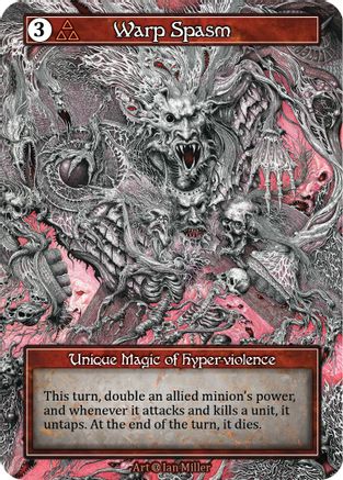 Warp Spasm (Foil)  - Alpha Foil