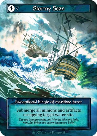 Stormy Seas (Foil)  - Alpha Foil