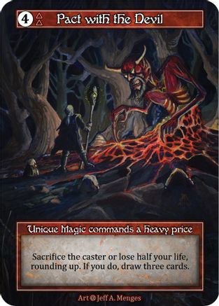 Pact with the Devil (Foil)  - Alpha Foil