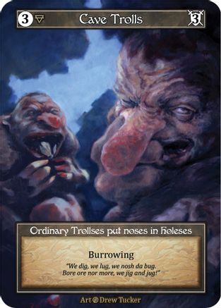 Cave Trolls (Foil)  - Beta Foil