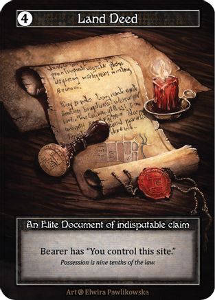 Land Deed (Foil)  - Beta Foil