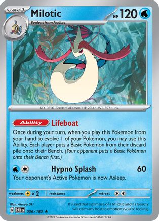Milotic (036/182) [Scarlet & Violet: Paradox Rift] Reverse Holofoil