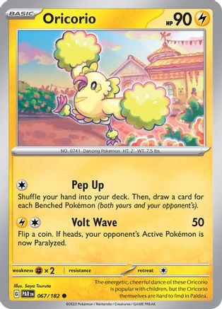 Oricorio (067/182) [Scarlet & Violet: Paradox Rift] Reverse Holofoil