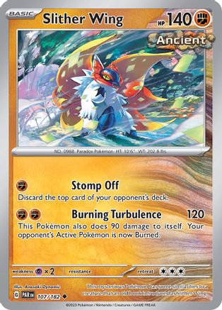Slither Wing (107/182) [Scarlet & Violet: Paradox Rift] Reverse Holofoil