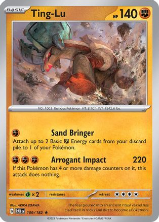 Ting-Lu (109/182) [Scarlet & Violet: Paradox Rift] Reverse Holofoil
