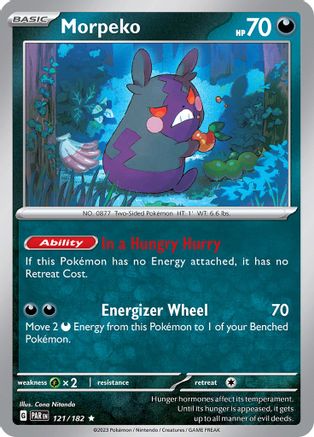 Morpeko (121/182) [Scarlet & Violet: Paradox Rift] Reverse Holofoil