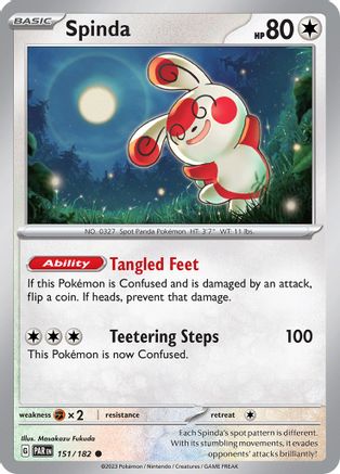 Spinda (151/182) [Scarlet & Violet: Paradox Rift] Reverse Holofoil
