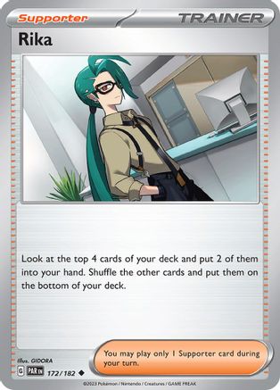 Rika (172/182) [Scarlet & Violet: Paradox Rift] Reverse Holofoil