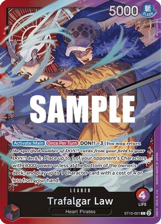 Trafalgar Law (001) (ST10-001) - [Ultra Deck: The Three Captains] Foil