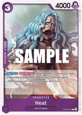 Heat (ST10-011) - [Ultra Deck: The Three Captains] Foil