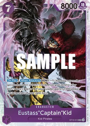 Eustass"Captain"Kid (013) (ST10-013) - [Ultra Deck: The Three Captains] Foil