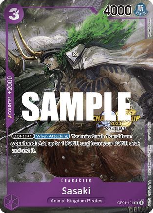 Sasaki (CS 2023 Event Pack) (OP01-101) - [One Piece Promotion Cards] Foil