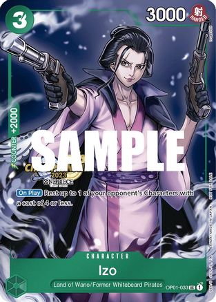 Izo (CS 2023 Celebration Pack) (OP01-033) - [One Piece Promotion Cards] Foil