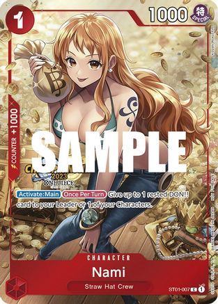 Nami (CS 2023 Celebration Pack) (ST01-007) - [One Piece Promotion Cards] Foil