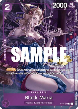 Black Maria (CS 2023 Celebration Pack) (ST04-011) - [One Piece Promotion Cards] Foil
