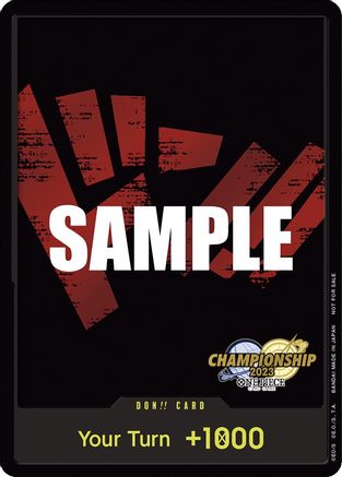 DON!! Card (CS 2023 Celebration Pack) - [One Piece Promotion Cards] Foil