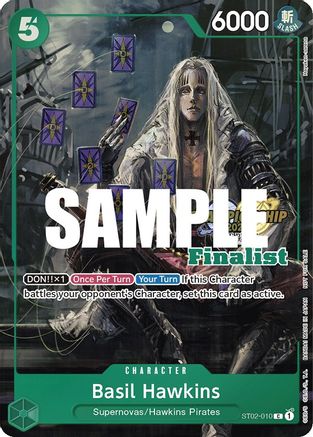 Basil Hawkins (CS 2023 Top Players Pack) [Finalist] (ST02-010) - [One Piece Promotion Cards] Foil