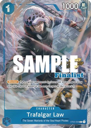 Trafalgar Law (CS 2023 Top Players Pack) [Finalist] (ST03-008) - [One Piece Promotion Cards] Foil