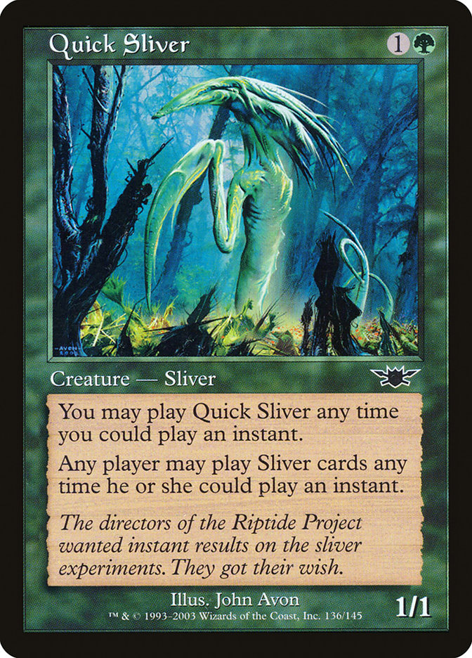 Quick Sliver [Legions] Foil