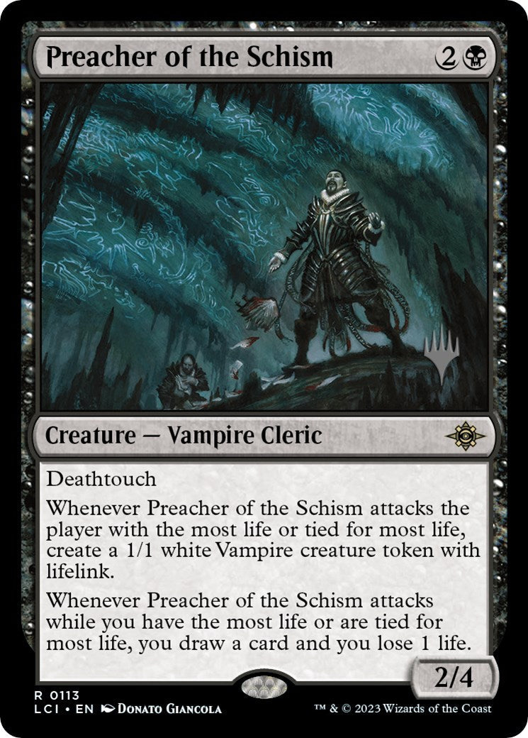 Preacher of the Schism (Promo Pack) [The Lost Caverns of Ixalan Promos] Foil