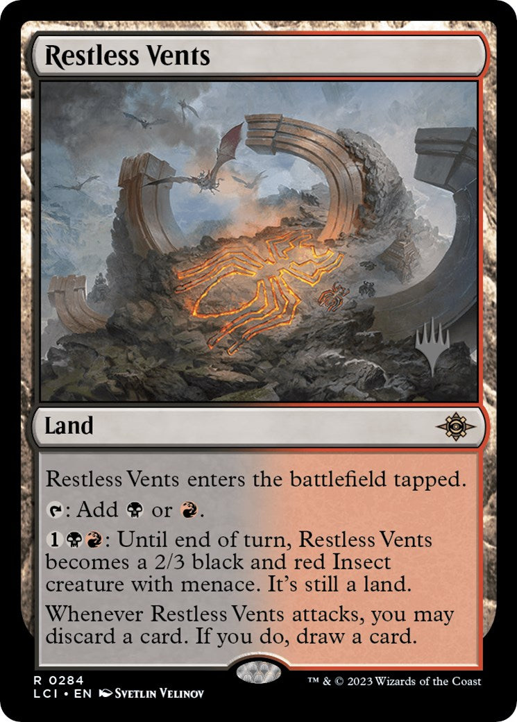 Restless Vents (Promo Pack) [The Lost Caverns of Ixalan Promos] Foil