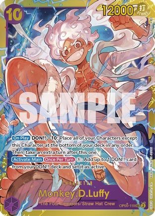 Monkey.D.Luffy (119) (OP05-119) - [Awakening of the New Era] Foil
