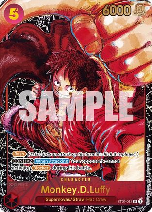 Monkey.D.Luffy (012) (Alternate Art) (ST01-012) - [Awakening of the New Era] Foil