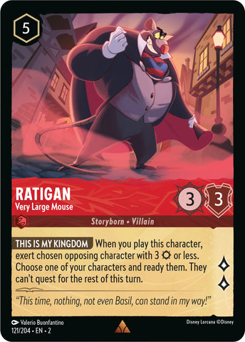 Ratigan - Very Large Mouse (121/204) [Rise of the Floodborn]