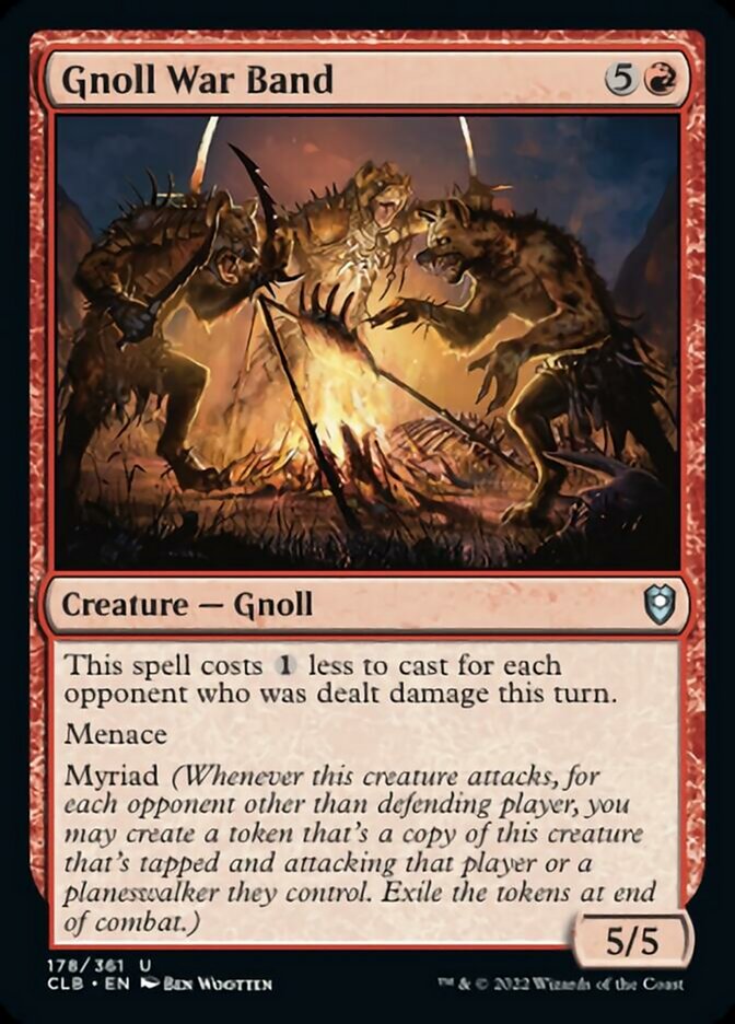 Gnoll War Band [Commander Legends: Battle for Baldur's Gate] Foil
