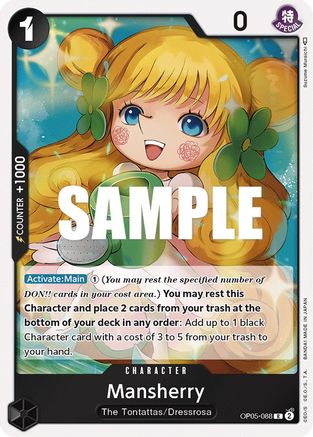 Mansherry (OP05-088) - [Awakening of the New Era] Foil